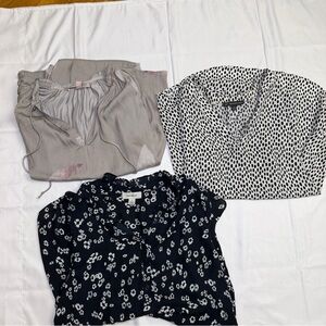 Patterned Blouses Set